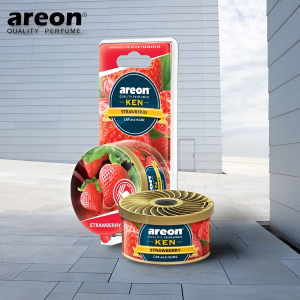 Sáp thơm ô tô Areon Ken Strawberry - Hương Dâu Tây